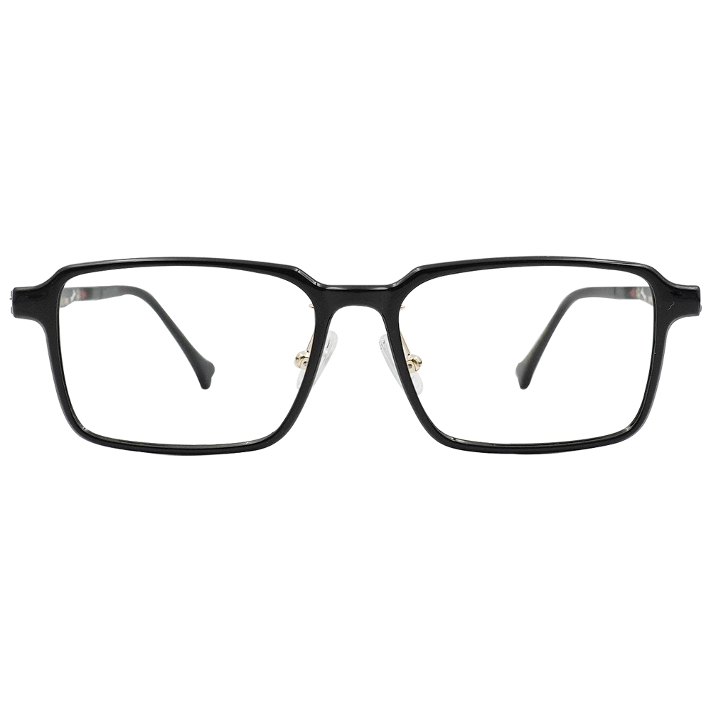 K-DESIGN動物聯萌 | DOOOOG 長方框眼鏡 | 亮光黑