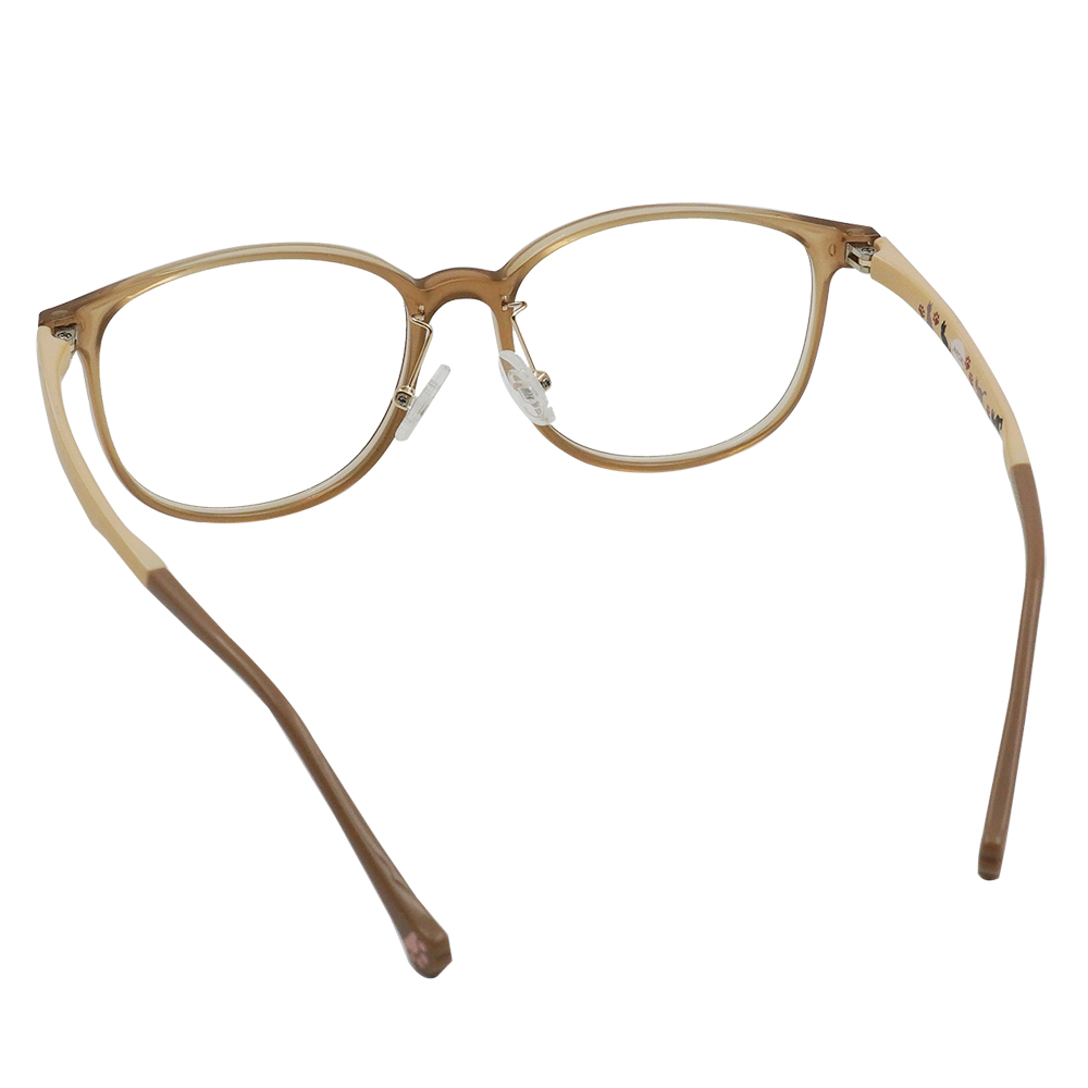 K-DESIGN動物聯萌 | 蹭蹭小時光 方框眼鏡 | 麥穗棕