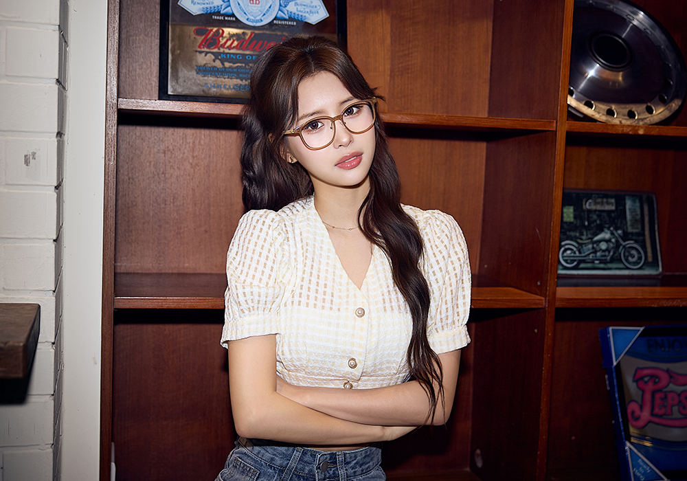 K-DESIGN動物聯萌 | 蹭蹭小時光 方框眼鏡 | 麥穗棕