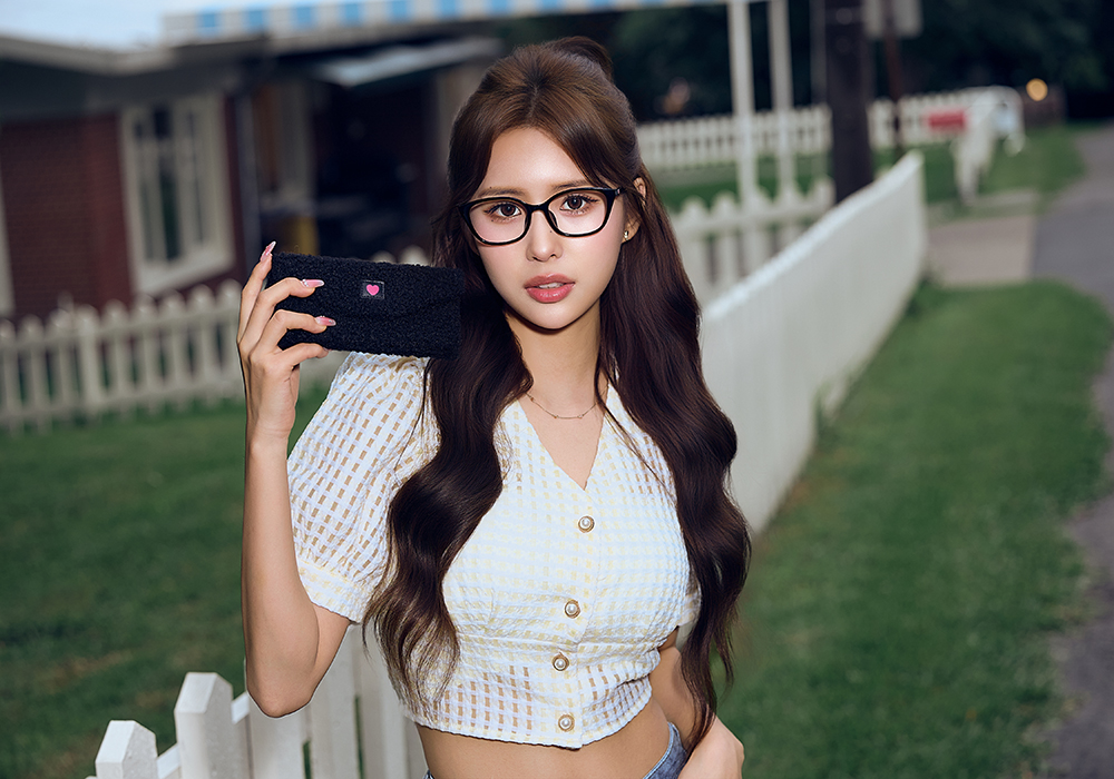 K-DESIGN動物聯萌 | 踩踩印記 方框眼鏡 | 碳黑