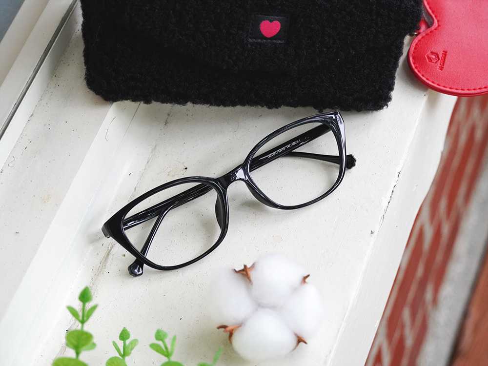 K-DESIGN動物聯萌 | 踩踩印記 方框眼鏡 | 碳黑