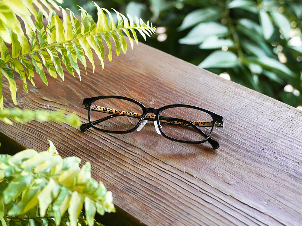 K-DESIGN動物聯萌 | 叢林漫遊 長方框眼鏡 | 炫黑