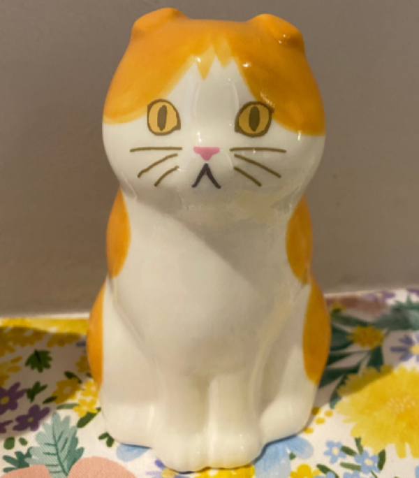 【SETO CRAFT】貓咪造型花器/筆座