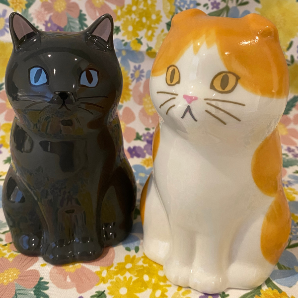 【SETO CRAFT】貓咪造型花器/筆座