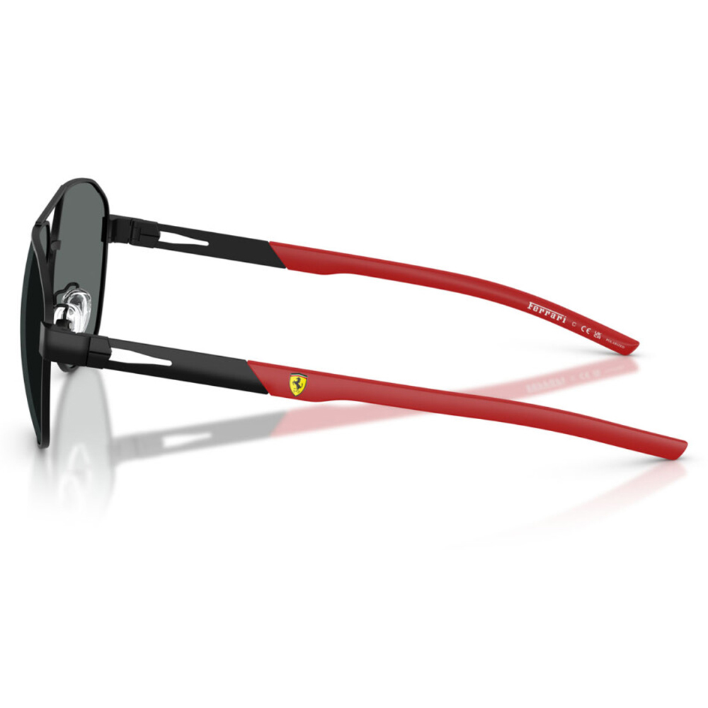 Ferrari法拉利 | 黑紅配飛官框太陽眼鏡 | 黑X紅