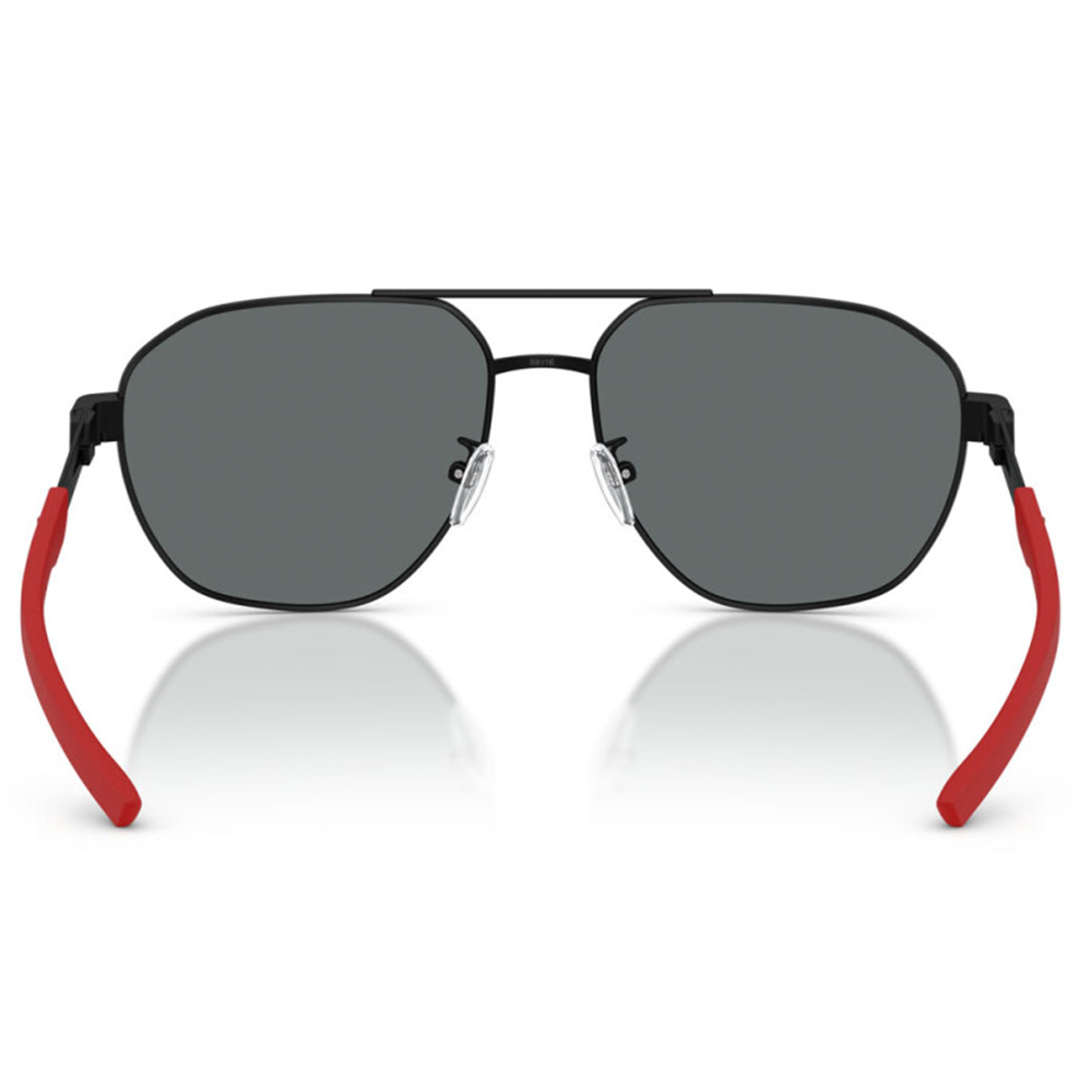 Ferrari法拉利 | 黑紅配飛官框太陽眼鏡 | 黑X紅