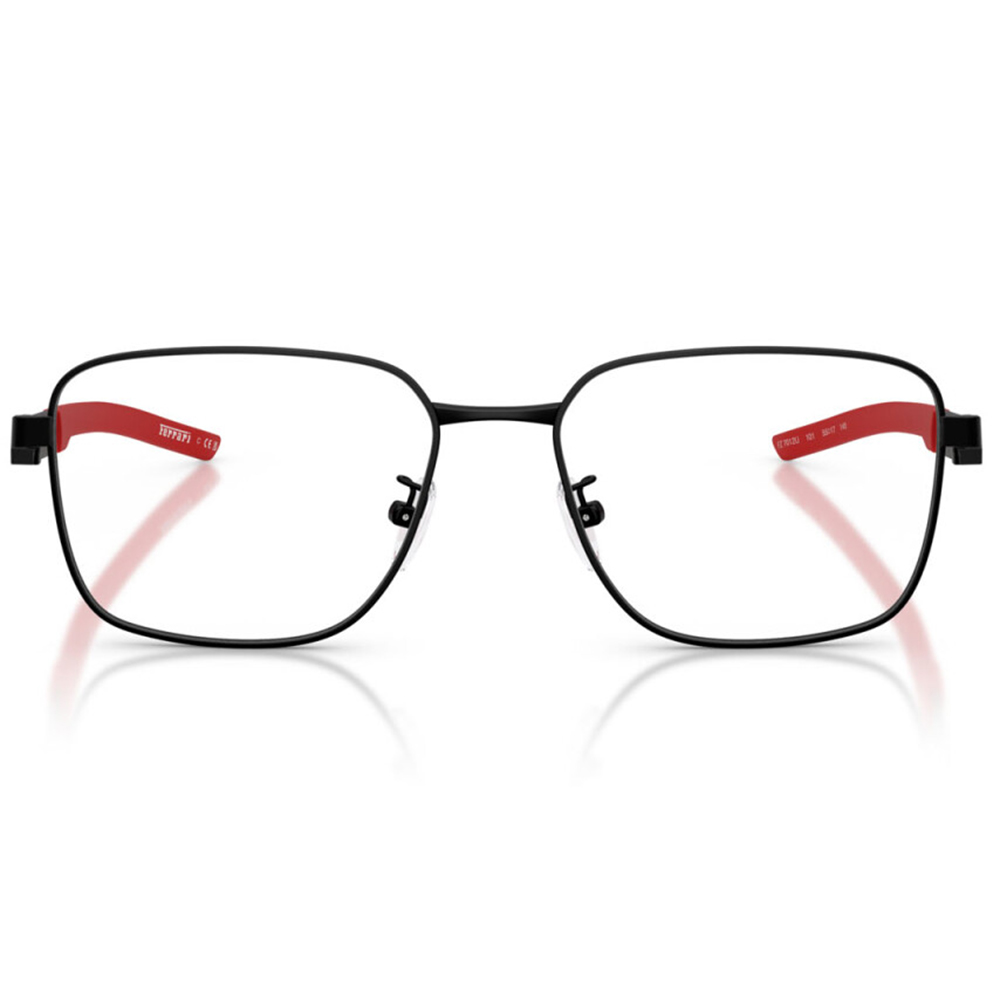 Ferrari法拉利 | 狂速烈影方框眼鏡 | 自信黑X紅