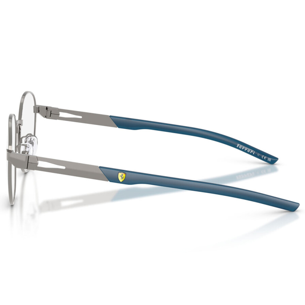 Ferrari法拉利 | 風馳弧線圓框眼鏡 | 銀X藍