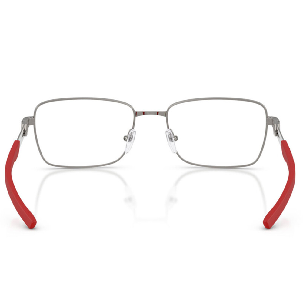 Ferrari法拉利 | 熠然流線長方框眼鏡 | 科技銀X紅
