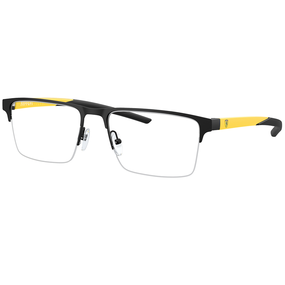 Ferrari法拉利 | 急速鋒芒長方框眼鏡 | 經典黑X黃