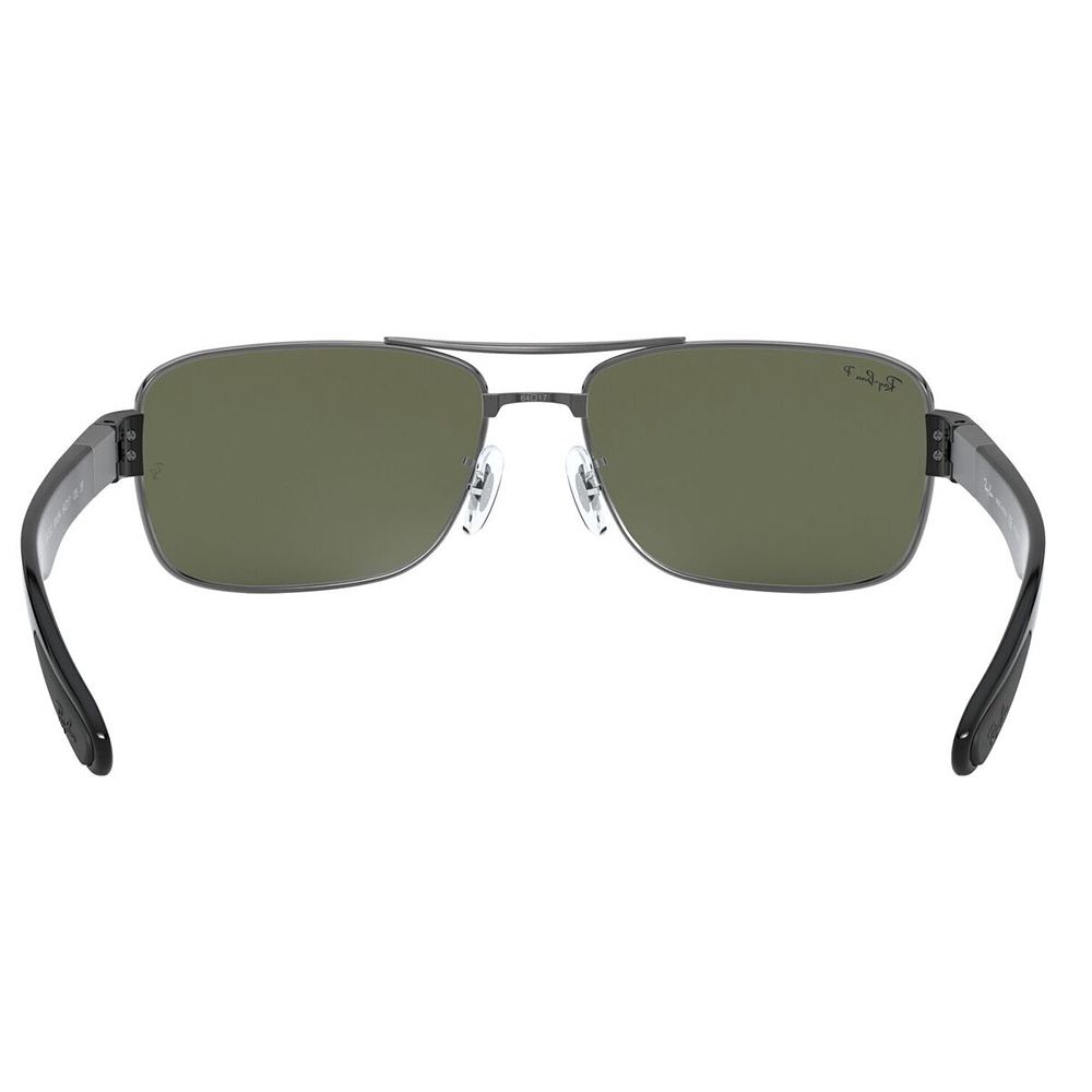 Ray Ban l 雋永長方框太陽眼鏡 | 經典綠X槍灰