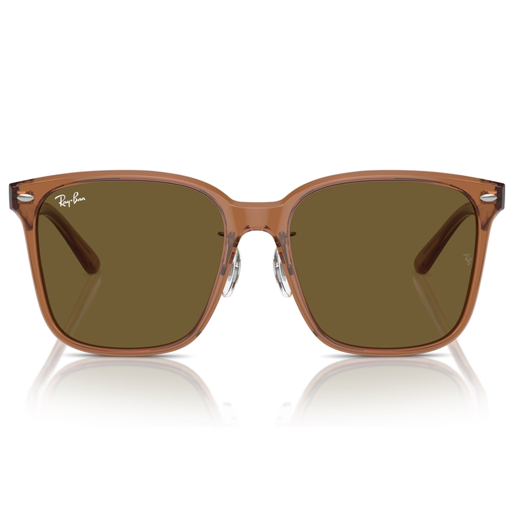 Ray Ban l 漫遊者方框太陽眼鏡 | 淺透咖
