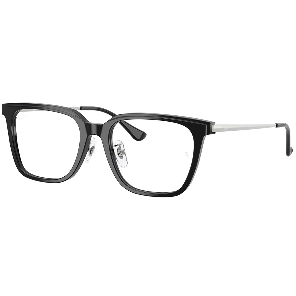 Ray Ban | 自由典章大方框眼鏡 | 亮面黑X銀