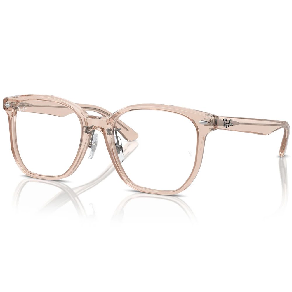 Ray Ban | 潮流書閣大方框眼鏡 | 清透粉