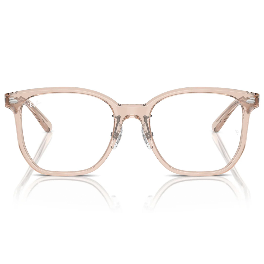 Ray Ban | 潮流書閣大方框眼鏡 | 清透粉