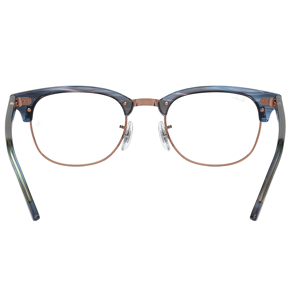 Ray Ban | 霓影眉框眼鏡 | 條紋藍