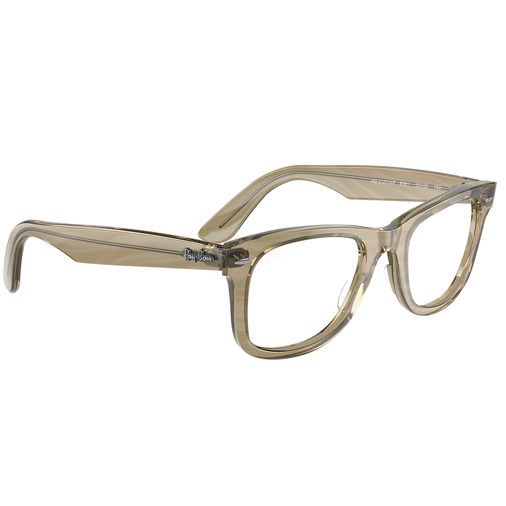 Ray Ban | 炫影可變色方框眼鏡 | 透棕