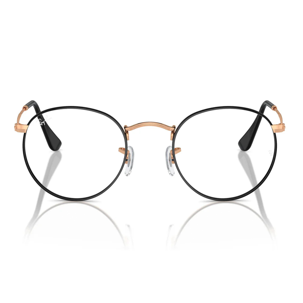 Ray Ban | 墨耀圓框眼鏡 | 黑X金