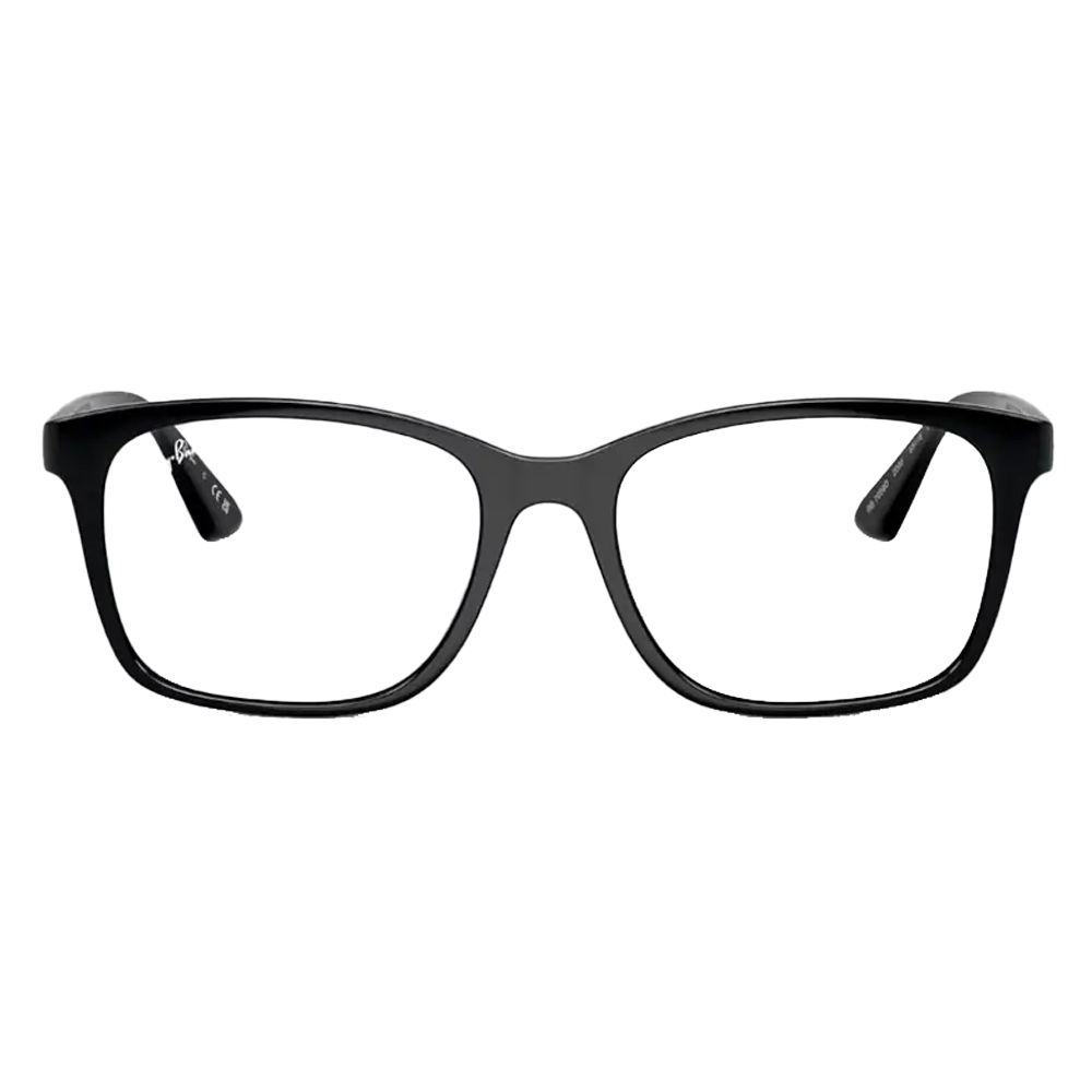 Ray Ban | 睿思線條方框眼鏡 | 晶亮黑