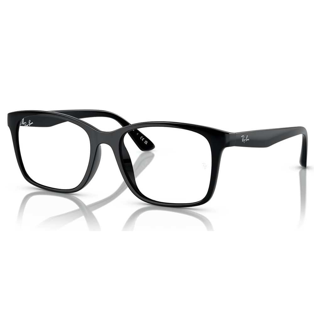Ray Ban | 睿思線條方框眼鏡 | 晶亮黑