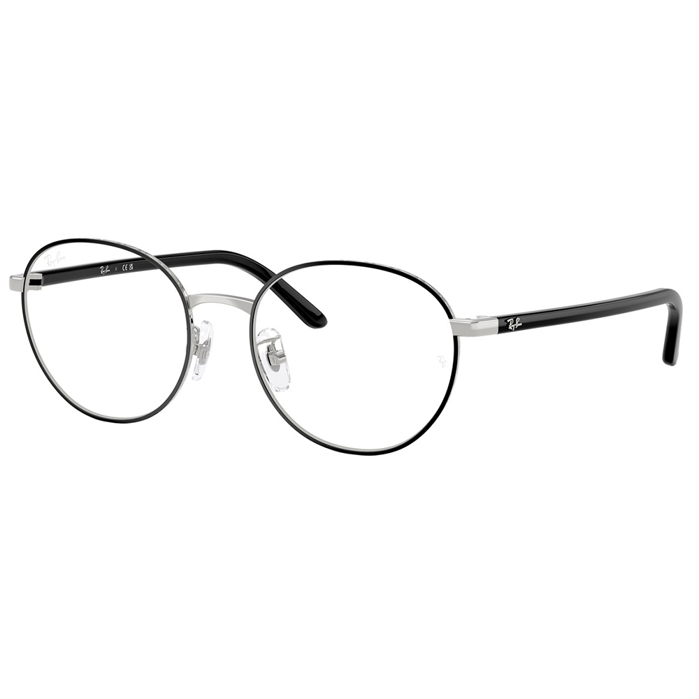 Ray Ban | 知識之環圓框眼鏡 | 黑搭銀
