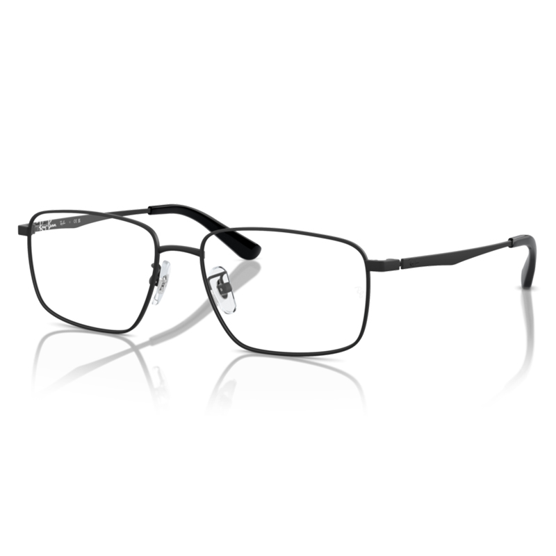 Ray Ban | 都會線條長方框眼鏡 | 爵士霧黑