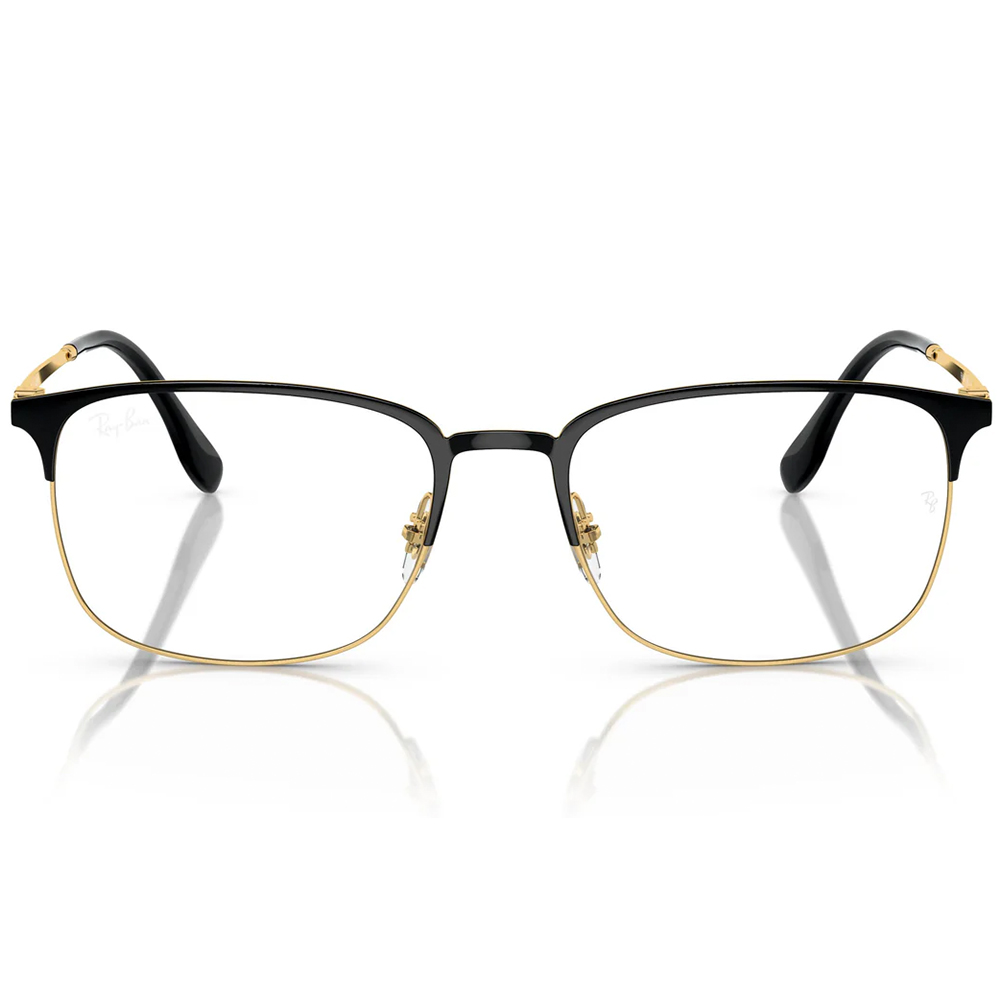 Ray Ban | 輕雅眉框眼鏡 | 黑X金