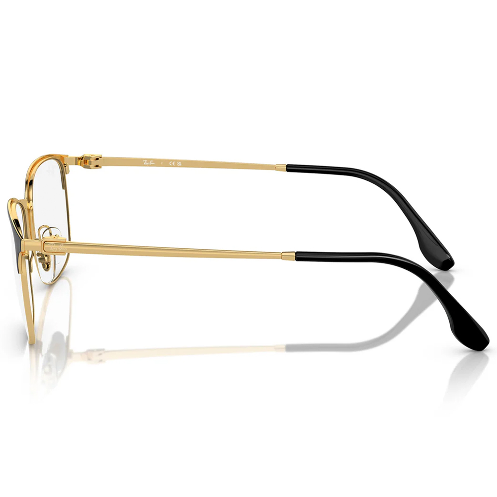 Ray Ban | 輕雅眉框眼鏡 | 黑X金