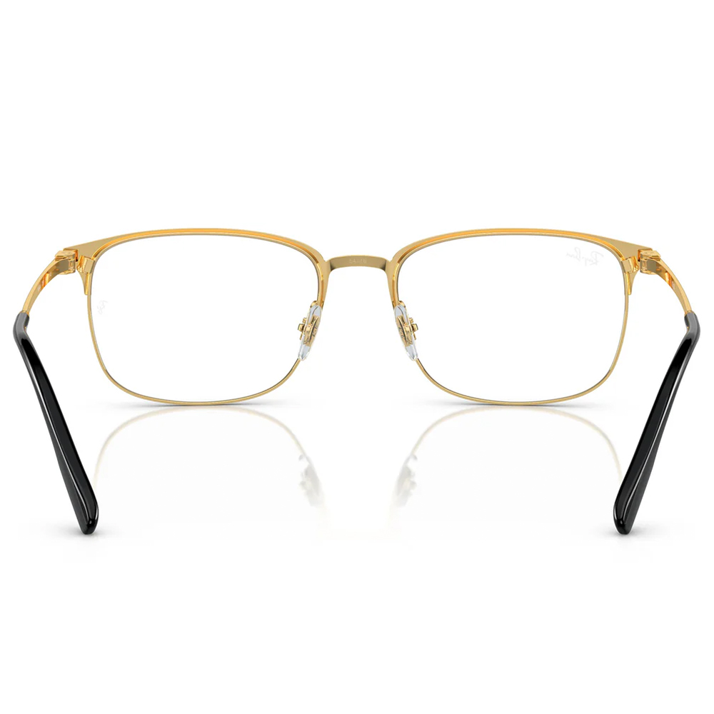 Ray Ban | 輕雅眉框眼鏡 | 黑X金