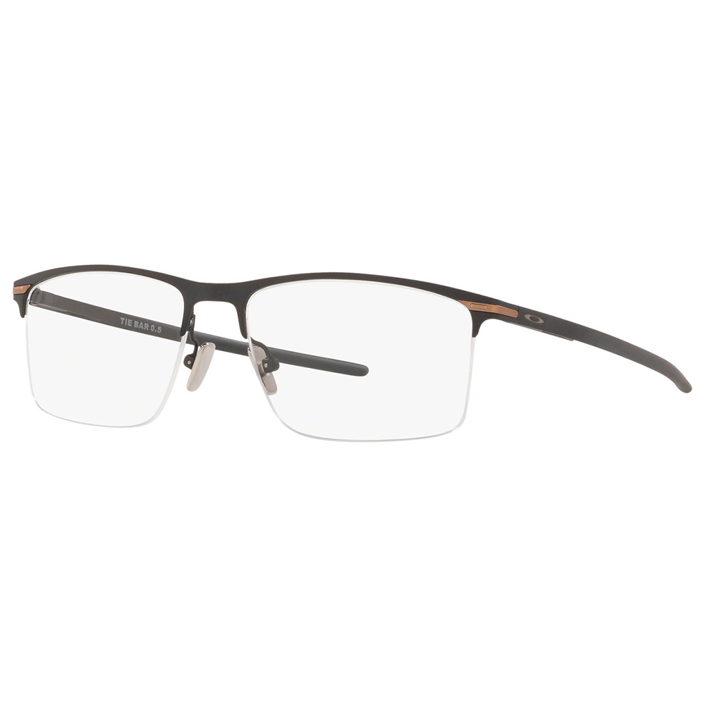 OAKLEY | 簡而不凡長方框眼鏡 | 緞面棕