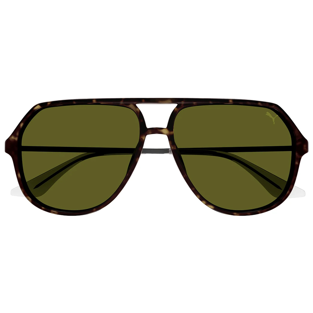 PUMA | 城市微風飛官框太陽眼鏡 | 玳瑁咖