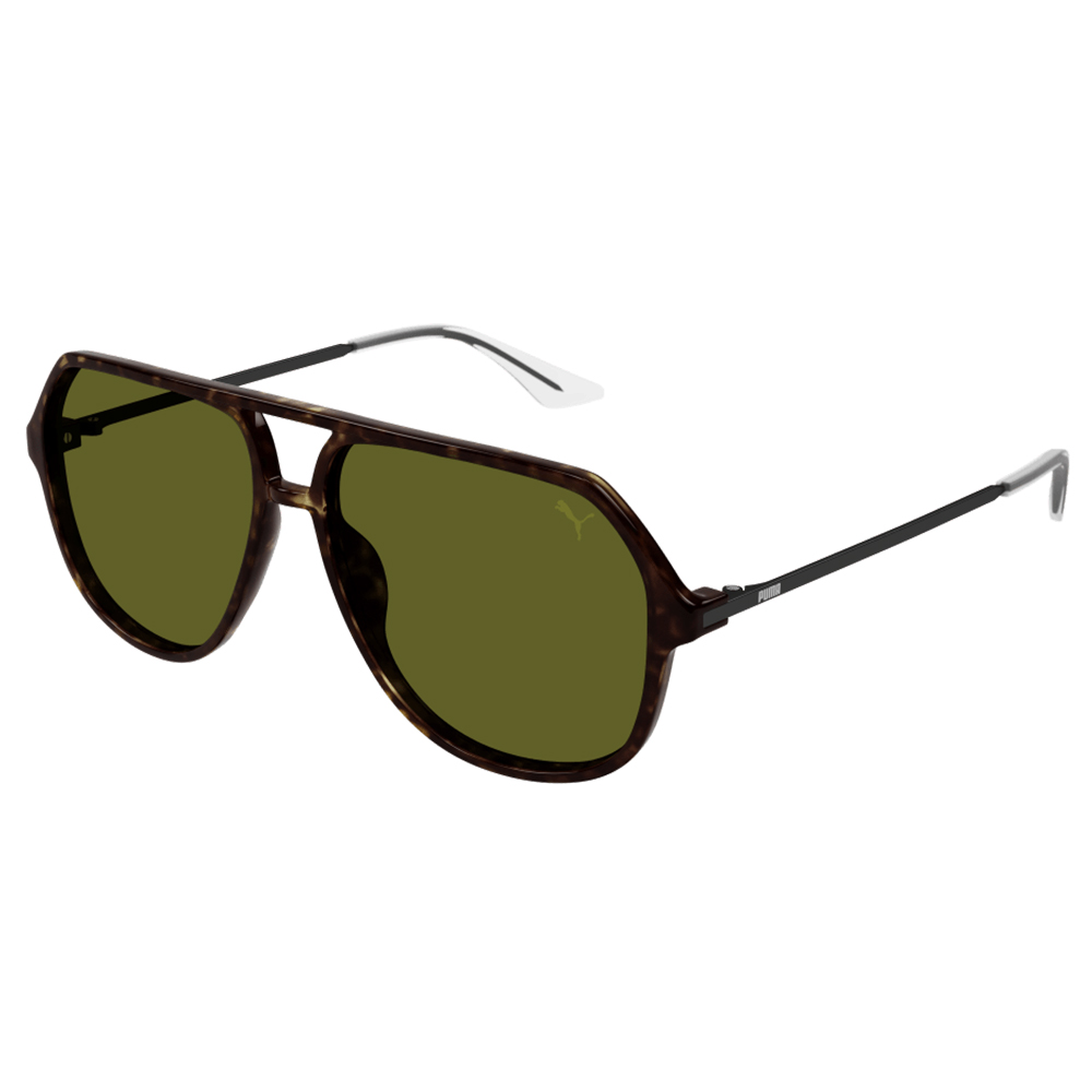 PUMA | 城市微風飛官框太陽眼鏡 | 玳瑁咖