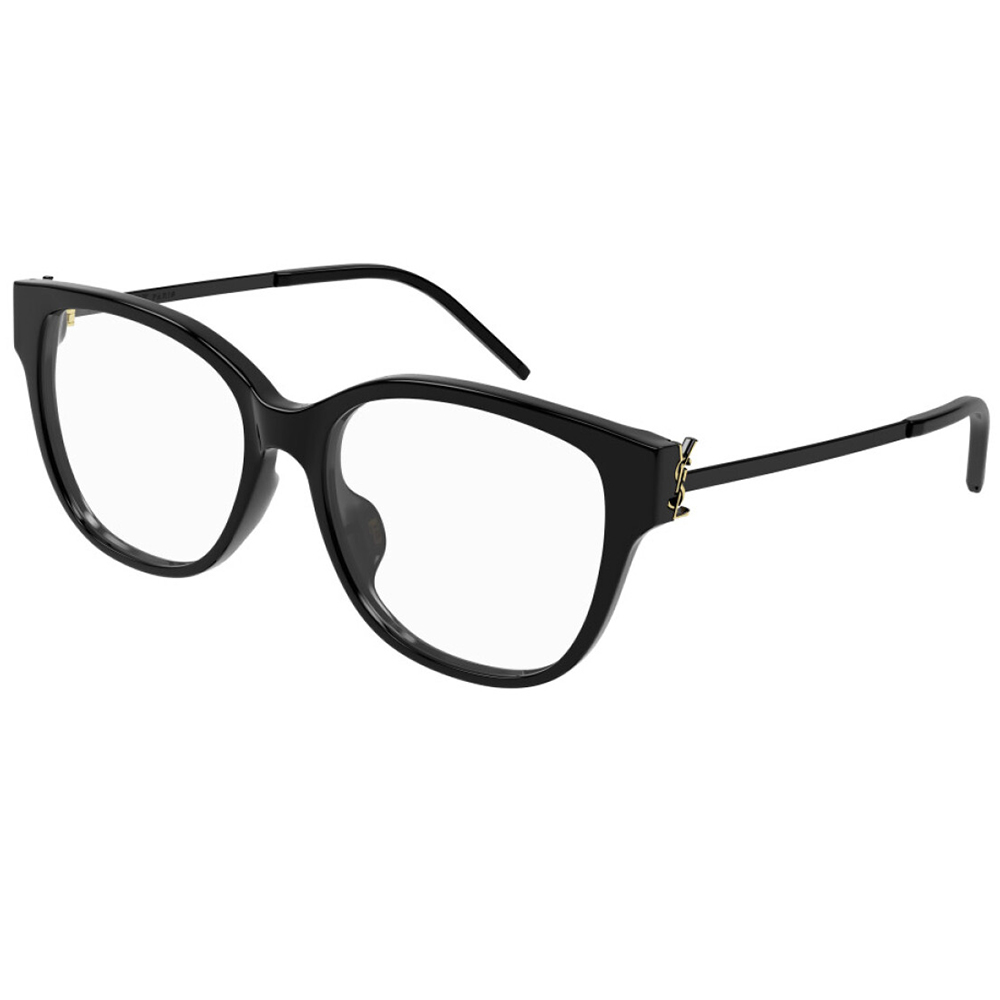 YSL | 永恆經典方框眼鏡 | 漆黑