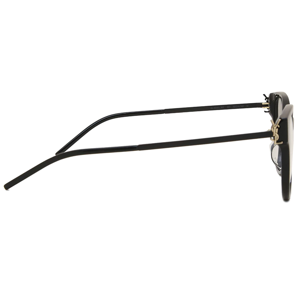 YSL | 永恆經典方框眼鏡 | 漆黑