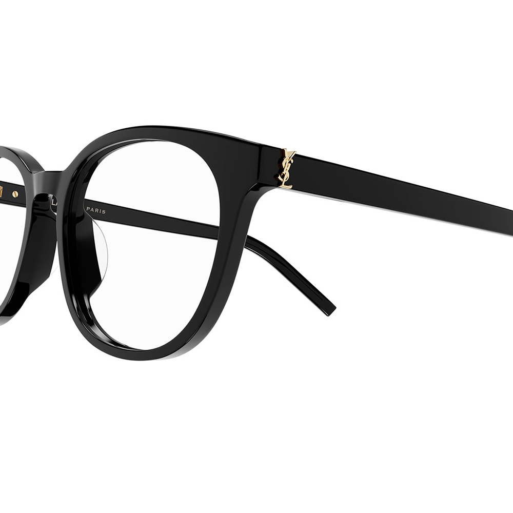 YSL | 街角風尚圓框眼鏡 | 夜空黑