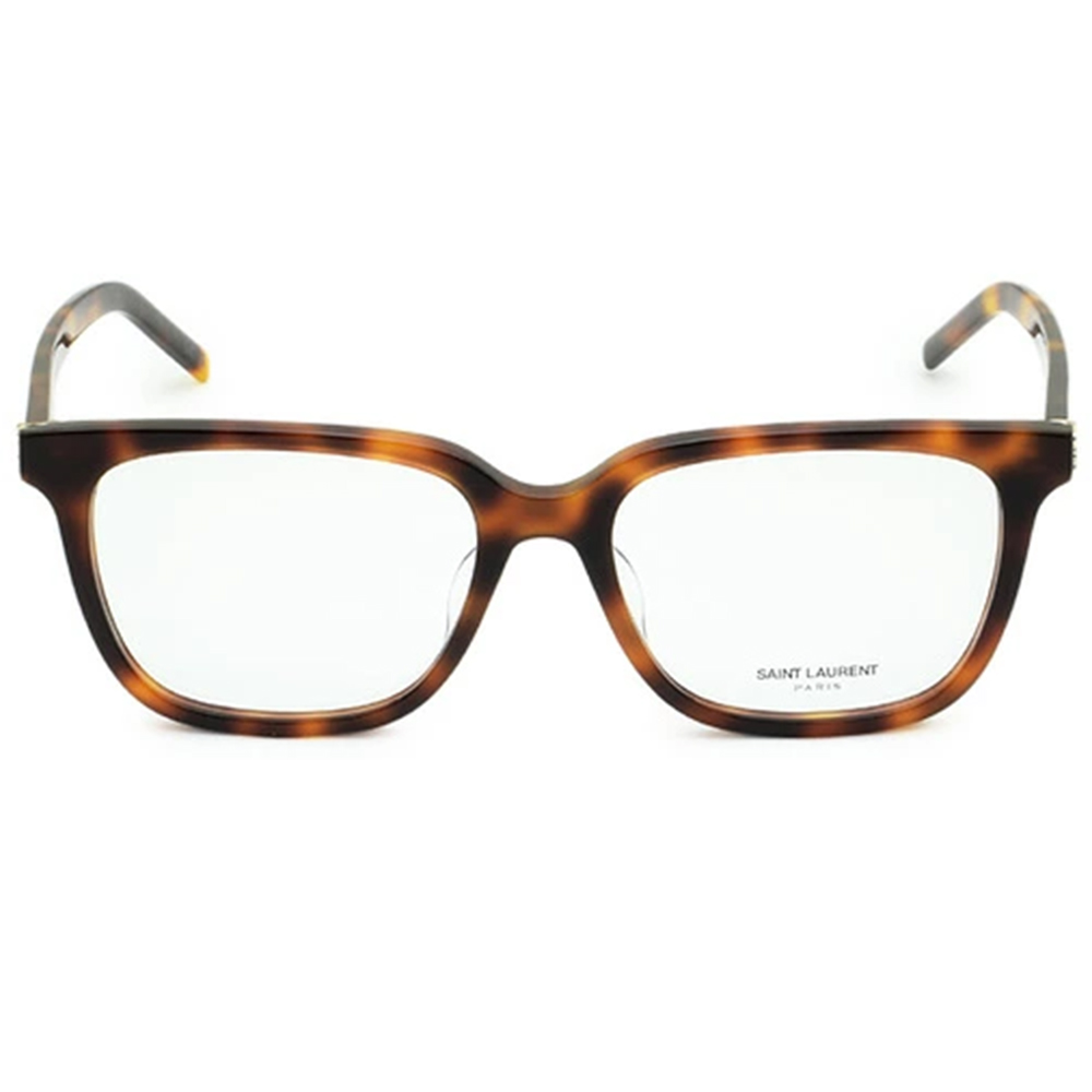 YSL | 經典標誌大方框眼鏡(55mm) | 玳瑁棕
