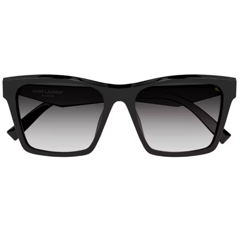 YSL | 冷冽幾何方框太陽眼鏡 | 冷冽黑