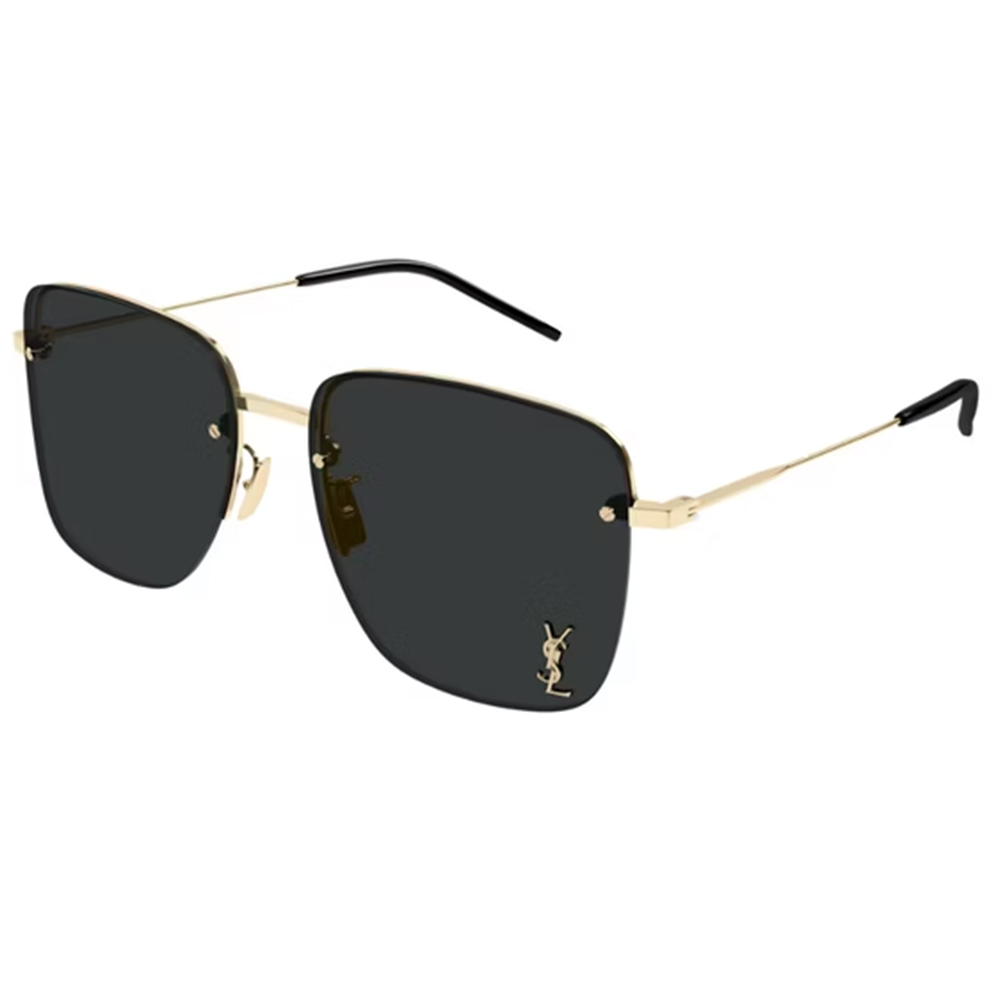 YSL | 巴黎剪影方框太陽眼鏡 | 金X黑