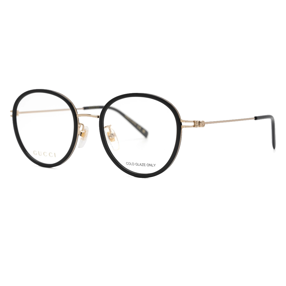 GUCCI | 摩登傳奇圓框眼鏡 | 曜黑金
