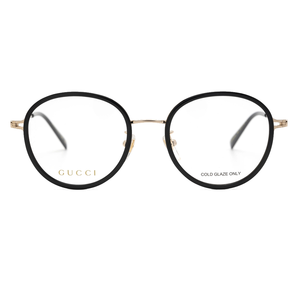 GUCCI | 摩登傳奇圓框眼鏡 | 曜黑金