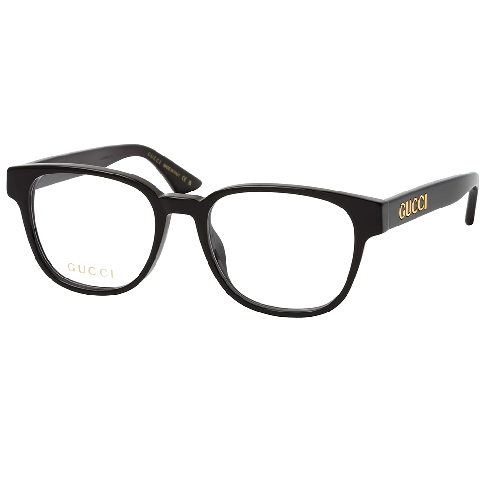 GUCCI | LOGO款方框眼鏡 | 漆黑