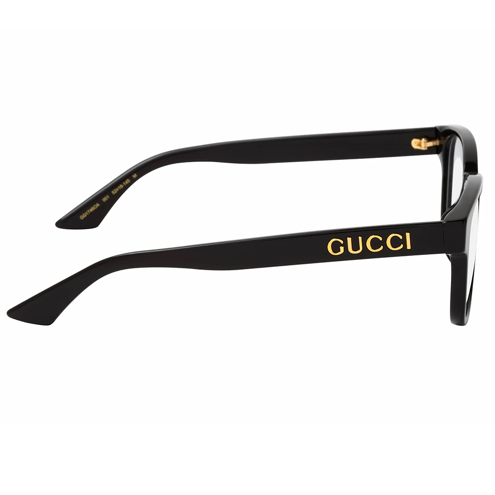 GUCCI | LOGO款方框眼鏡 | 漆黑