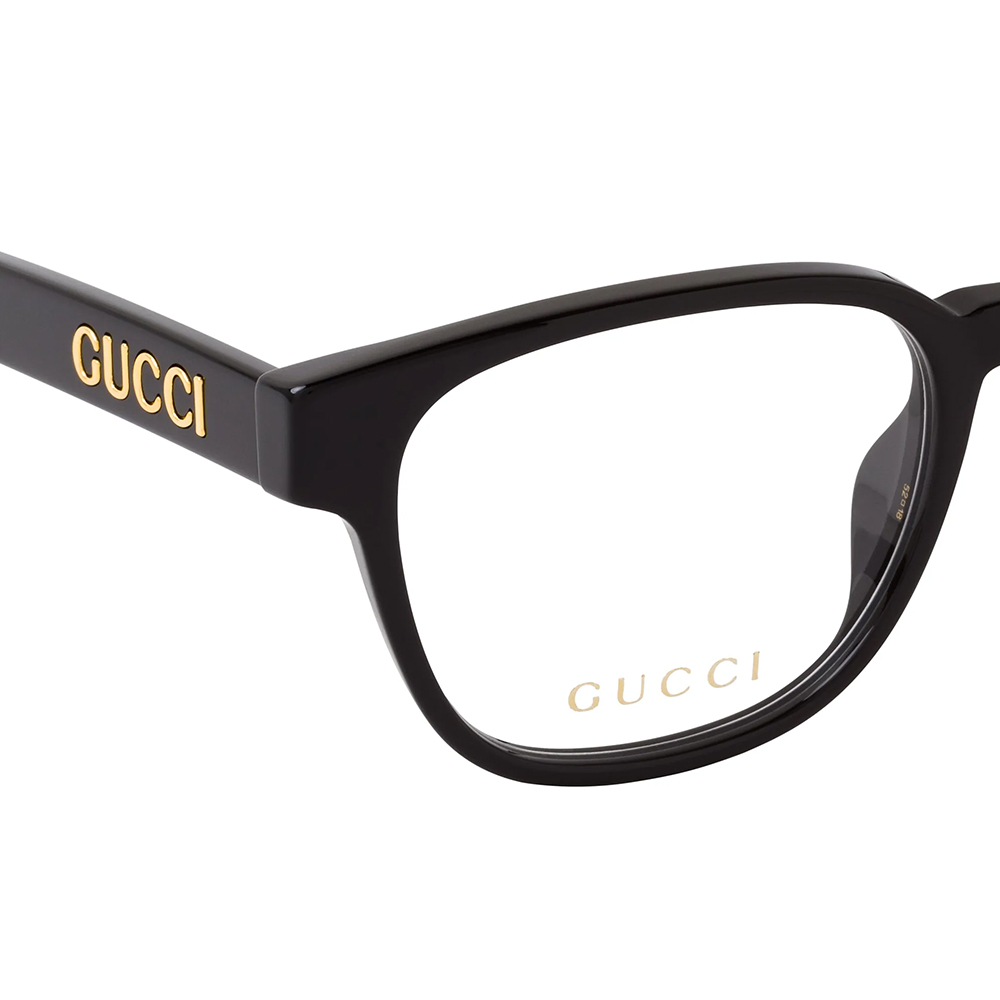 GUCCI | LOGO款方框眼鏡 | 漆黑