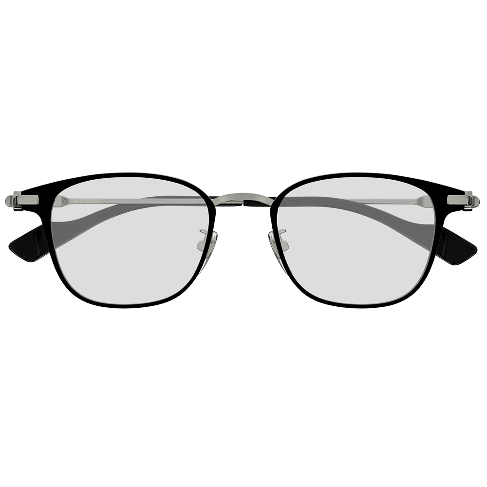 GUCCI | 光耀傳奇方框眼鏡 | 黑X銀
