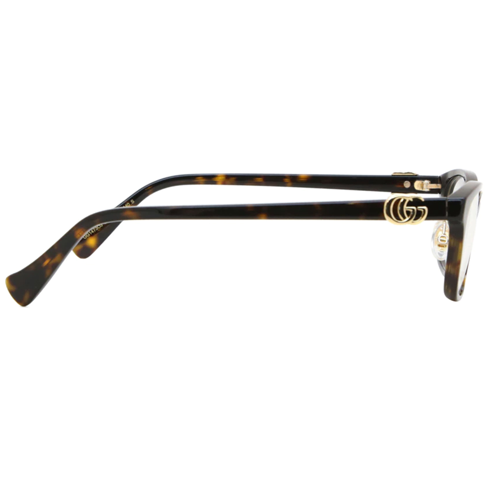 GUCCI | 星痕琥珀長方框眼鏡 | 暖調棕