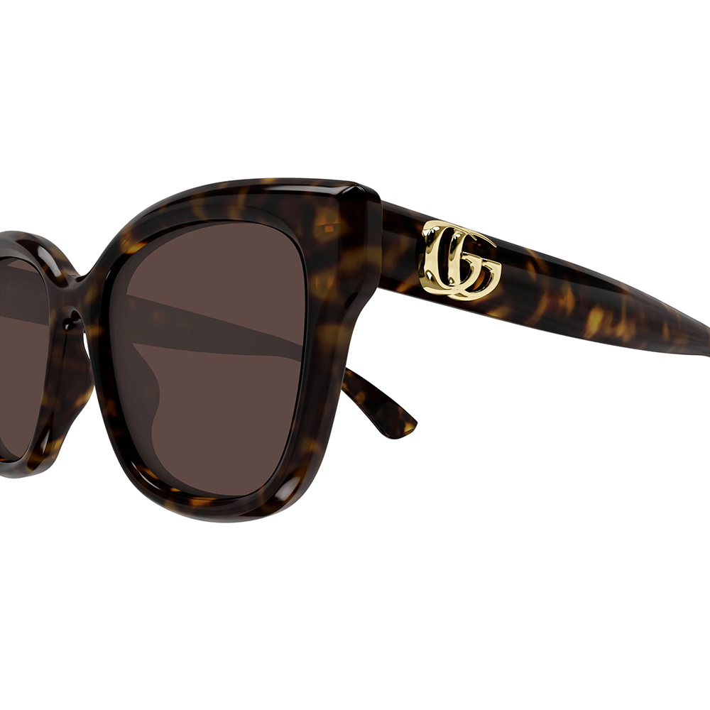 GUCCI | 盛典星痕方框太陽眼鏡 | 深琥珀