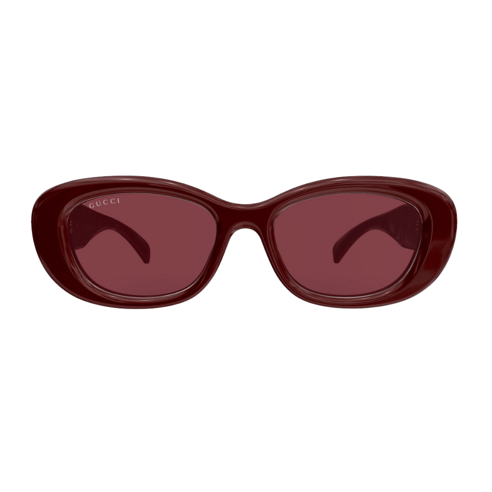 GUCCI | 義式微光橢圓框太陽眼鏡 | 餘暉紅