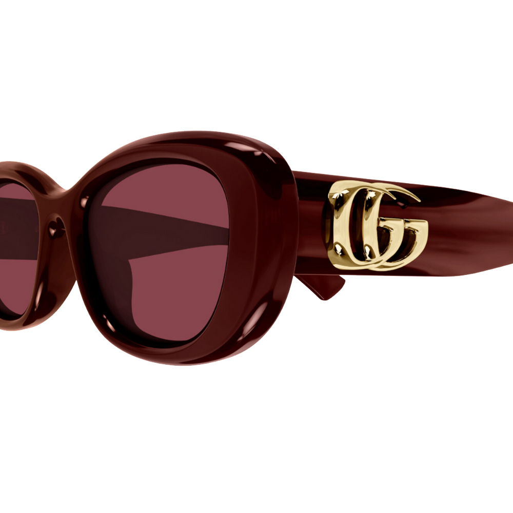 GUCCI | 義式微光橢圓框太陽眼鏡 | 餘暉紅