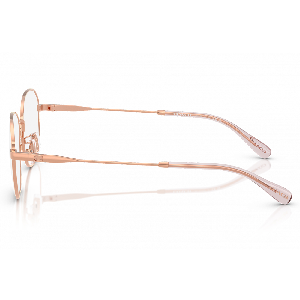 COACH | 品牌小LOGO方框眼鏡 | 甜美粉