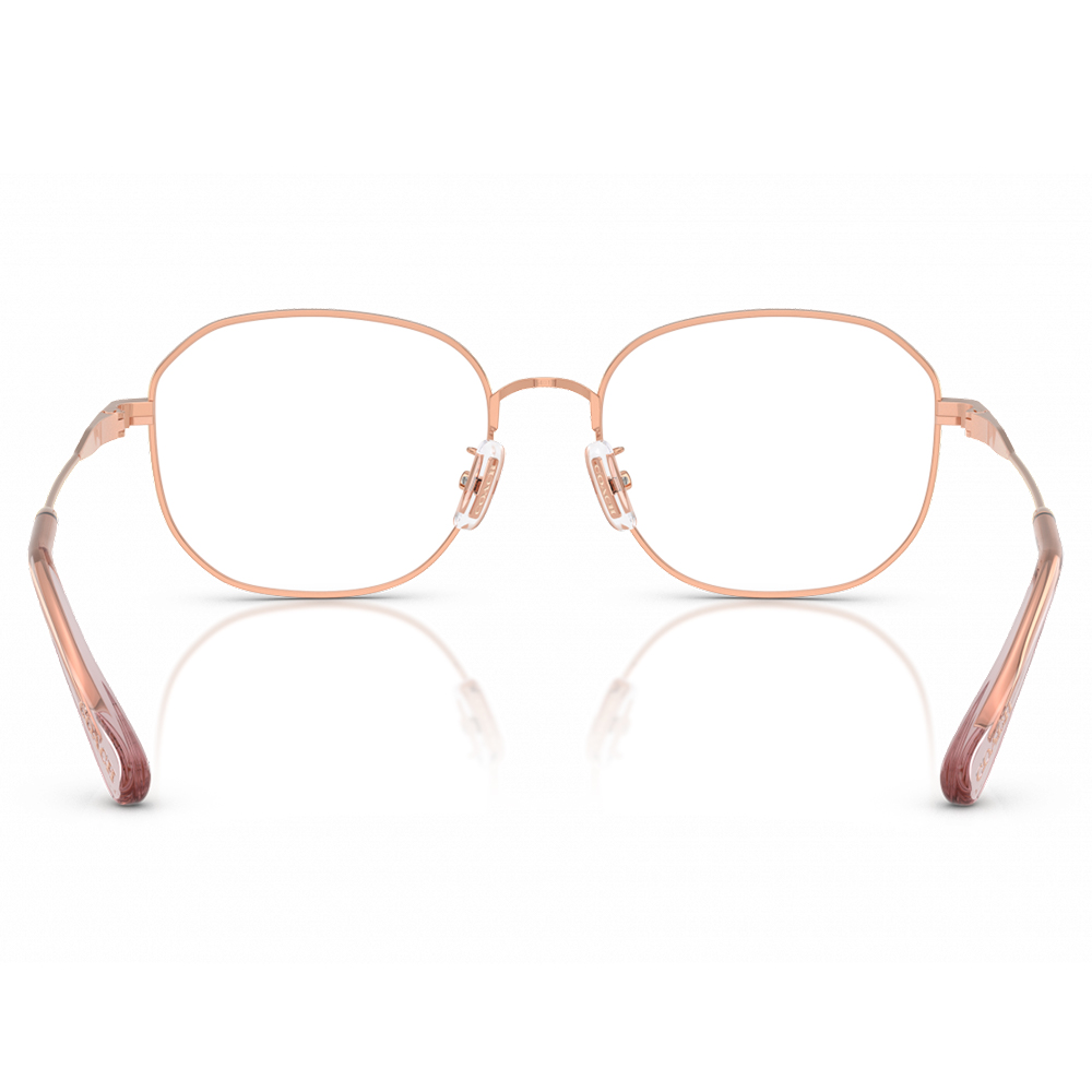 COACH | 品牌小LOGO方框眼鏡 | 甜美粉